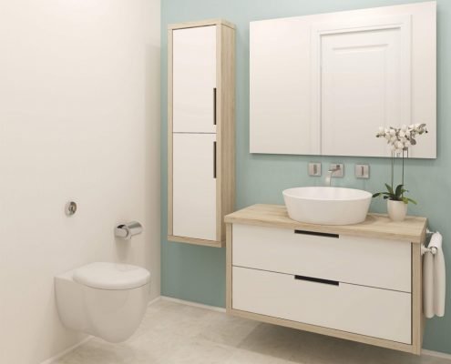 banyo dolabı