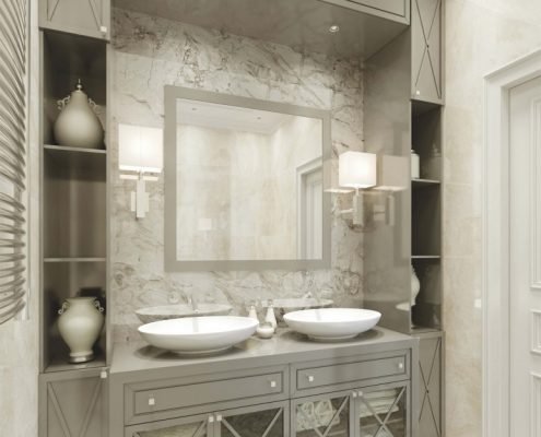 banyo dolabı